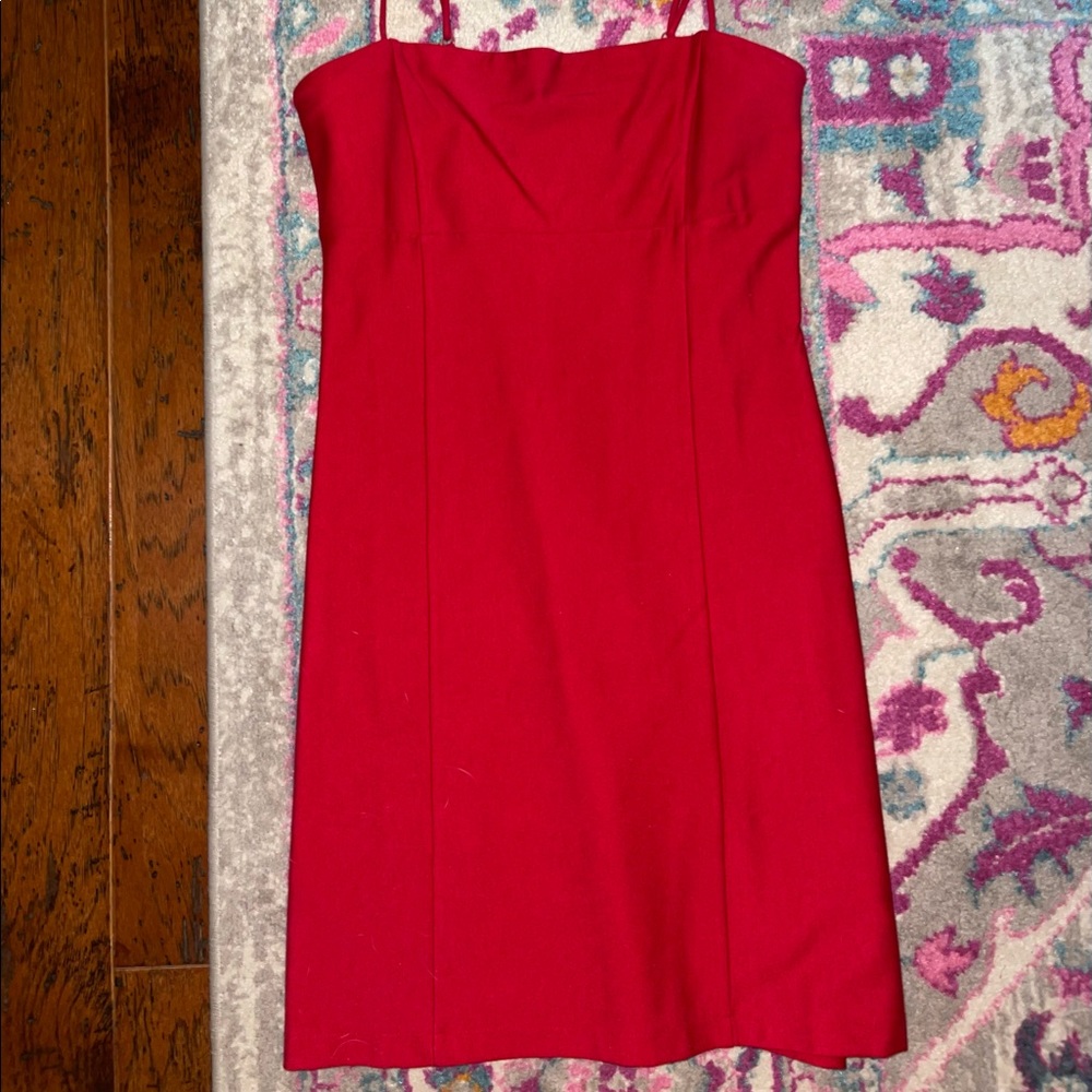 Spaghetti strap body con mini dress.